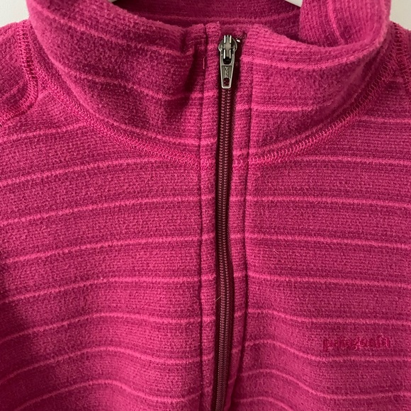Girls Patagonia 1/4 Zip Fleece, Large - Picture 3 of 7